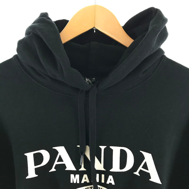 【中古品】【メンズ】 HYSTERIC GLAMOUR ヒステリックグラマー PANDA MANIA PARKA パンダ マニア パーカー BLACK SIZE:XL 白いスレ・毛の付着あり 140-260701-io-10-fuzh 万代Net店