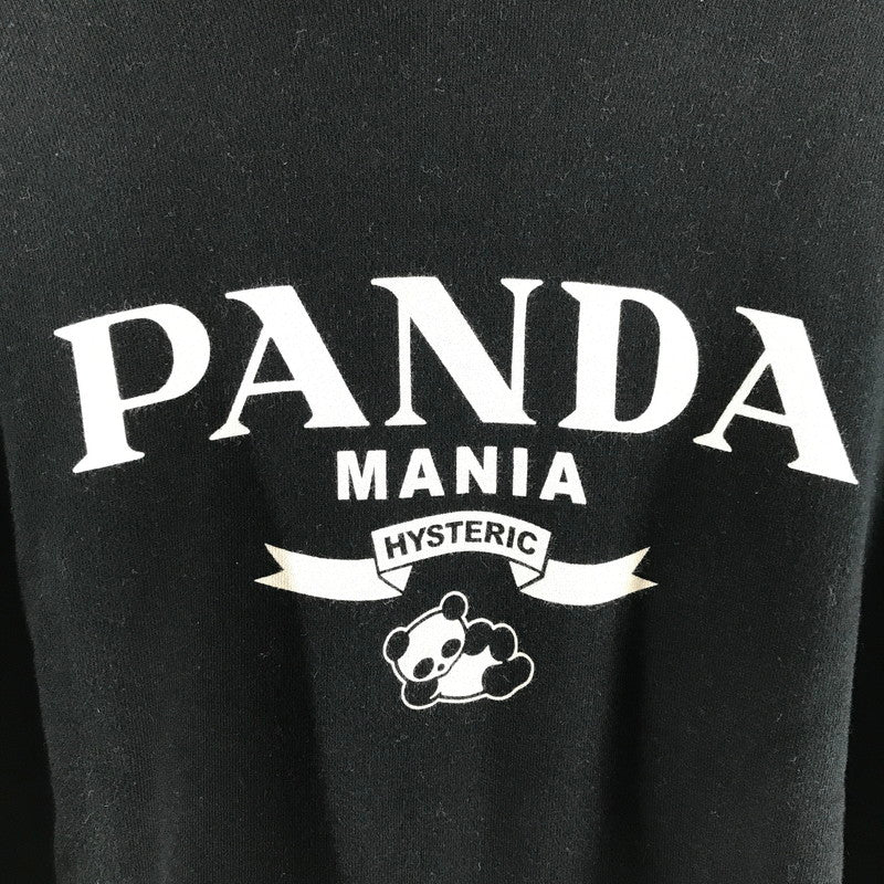【中古品】【メンズ】 HYSTERIC GLAMOUR ヒステリックグラマー PANDA MANIA PARKA パンダ マニア パーカー BLACK SIZE:XL 白いスレ・毛の付着あり 140-260701-io-10-fuzh 万代Net店