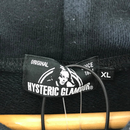 【中古品】【メンズ】 HYSTERIC GLAMOUR ヒステリックグラマー PANDA MANIA PARKA パンダ マニア パーカー BLACK SIZE:XL 白いスレ・毛の付着あり 140-260701-io-10-fuzh 万代Net店