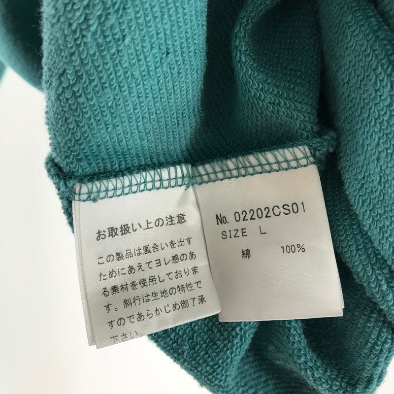 【中古品】【メンズ】 HYSTERIC GLAMOUR ヒステリックグラマー スウェット 長袖 GREEN SIZE:L 袖に汚れあり 140-260701-io-09-fuzh 万代Net店