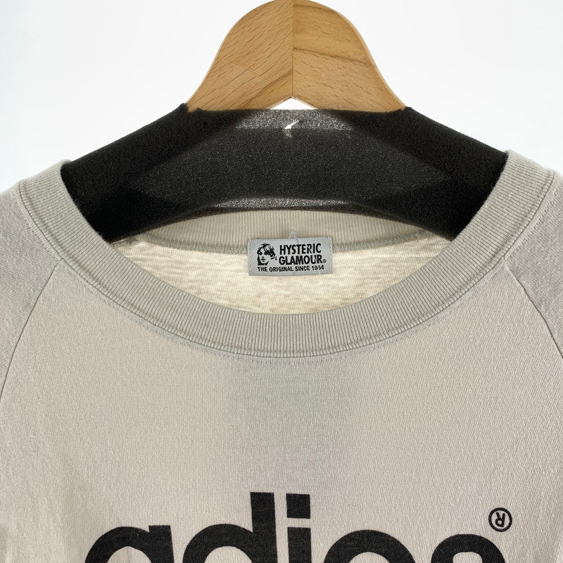 【中古品】【メンズ】 HYSTERIC GLAMOUR ヒステリックグラマー ADIOSプリント長袖Tシャツ カラーベージュ SIZE:F 170-260630-ky-83-fuzh 万代Net店
