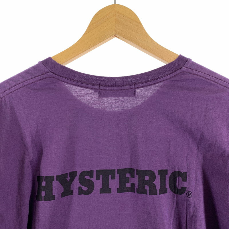 【中古品】【メンズ】 HYSTERIC GLAMOUR ヒステリックグラマー PLAYBOY プレイボーイ 半袖Tシャツ カラー PURPLE SIZE:L 140-260630-ky-85-fuzh 万代Net店