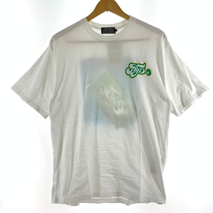 【中古品】【メンズ】 HYSTERIC GLAMOUR ヒステリックグラマー ライムスカッシュ 半袖Tシャツ WHITE SIZE:L 140-260630-ky-87-fuzh 万代Net店