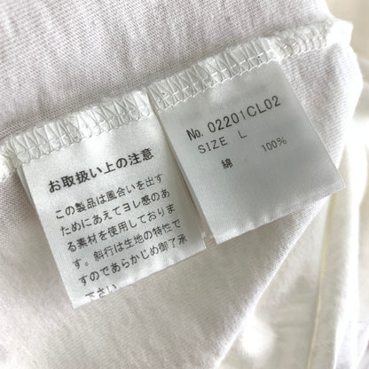 【中古品】【メンズ】 HYSTERIC GLAMOUR ヒステリックグラマー SPECIAL REPORT長袖Tシャツ カラーホワイト SIZE:L 140-260630-ky-86-fuzh 万代Net店