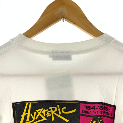 【中古品】【メンズ】 HYSTERIC GLAMOUR ヒステリックグラマー SPECIAL REPORT長袖Tシャツ カラーホワイト SIZE:L 140-260630-ky-86-fuzh 万代Net店