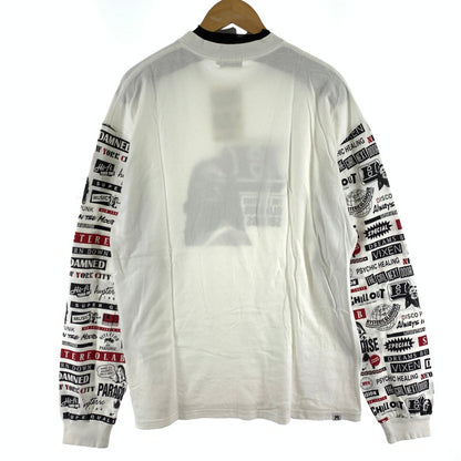 【中古品】【メンズ】 HYSTERIC GLAMOUR ヒステリックグラマー HI FI WOMAN ハイファイウーマン プリント長袖Tシャツ カラーWHITE SIZE:L 140-260630-ky-88-fuzh 万代Net店