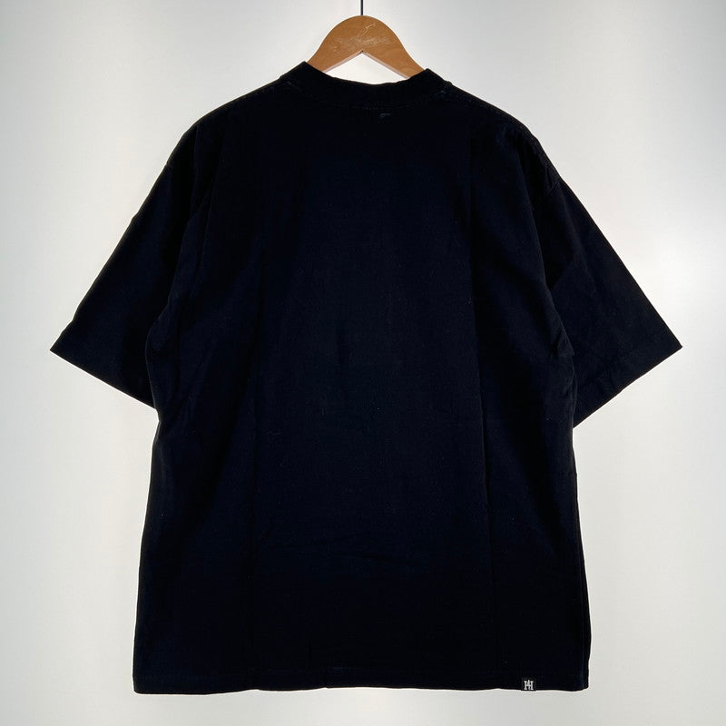 【中古品】【メンズ】 HYSTERIC GLAMOUR ヒステリックグラマー ロゴTシャツ 半袖Tシャツ 140-260702-ny-13-fuzh サイズ：M カラー：ブラック 万代Net店