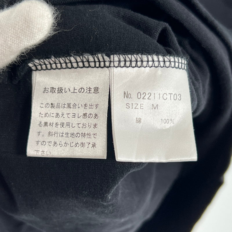 【中古品】【メンズ】 HYSTERIC GLAMOUR ヒステリックグラマー ロゴTシャツ 半袖Tシャツ 140-260702-ny-13-fuzh サイズ：M カラー：ブラック 万代Net店