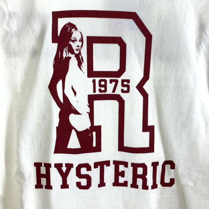 【中古品】【メンズ】 HYSTERIC GLAMOUR ヒステリックグラマー 長袖Tシャツ カラーWHITE SIZE:L 140-260630-ky-89-fuzh 万代Net店