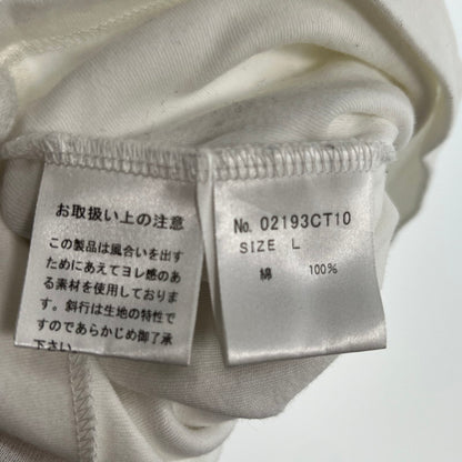 【中古品】【メンズ】 HYSTERIC GLAMOUR ヒステリックグラマー ヒスガール ロゴ 半袖Tシャツ 140-260702-ny-16-fuzh サイズ：L カラー：ホワイト 万代Net店
