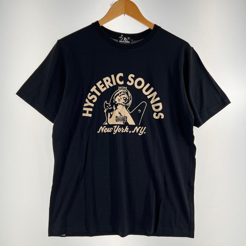 【中古品】【メンズ】 HYSTERIC GLAMOUR ヒステリックグラマー HYSTERIC SOUND ヒステリックサウンド 半袖Tシャツ 140-260702-ny-14-fuzh サイズ：L カラー：ブラック 万代Net店
