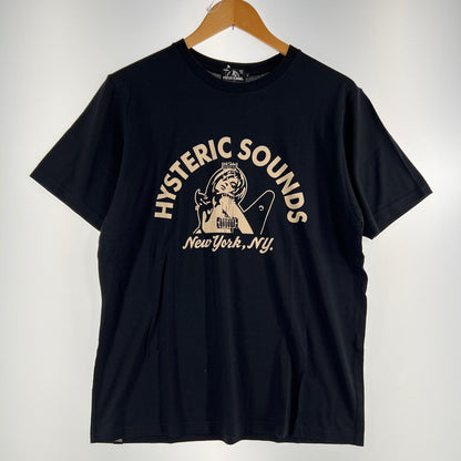 【中古品】【メンズ】 HYSTERIC GLAMOUR ヒステリックグラマー HYSTERIC SOUND ヒステリックサウンド 半袖Tシャツ 140-260702-ny-14-fuzh サイズ：L カラー：ブラック 万代Net店