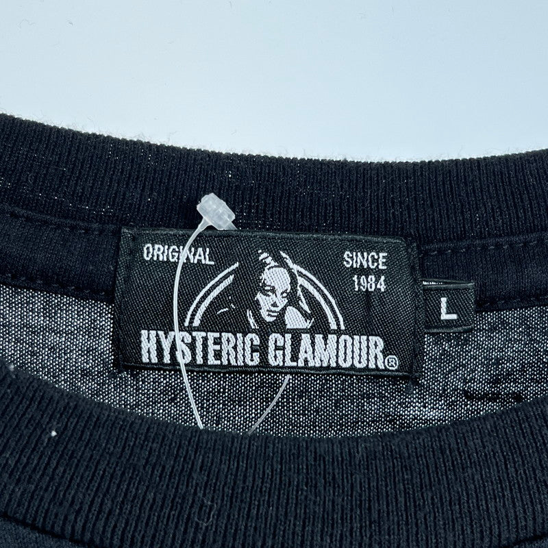 【中古品】【メンズ】 HYSTERIC GLAMOUR ヒステリックグラマー HYSTERIC SOUND ヒステリックサウンド 半袖Tシャツ 140-260702-ny-14-fuzh サイズ：L カラー：ブラック 万代Net店