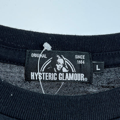 【中古品】【メンズ】 HYSTERIC GLAMOUR ヒステリックグラマー HYSTERIC SOUND ヒステリックサウンド 半袖Tシャツ 140-260702-ny-14-fuzh サイズ：L カラー：ブラック 万代Net店