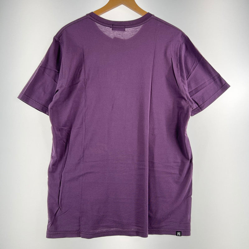 【中古品】【メンズ】 HYSTERIC GLAMOUR ヒステリックグラマー 半袖Tシャツ グラフィックプリント 140-260702-ny-08-fuzh サイズ：L カラー：パープル 万代Net店