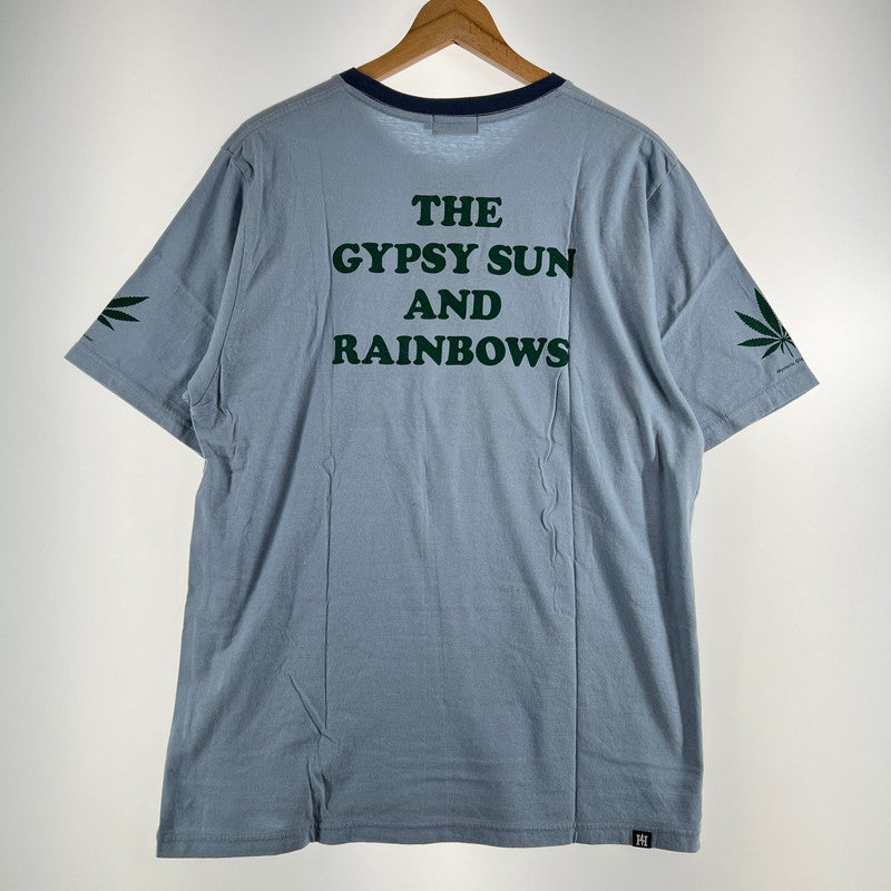 【中古品】【メンズ】 HYSTERIC GLAMOUR ヒステリックグラマー THE G.S.R Tシャツ HEMPSTER 半袖Tシャツ 140-260702-ny-09-fuzh サイズ：L カラー：ブルー 万代Net店