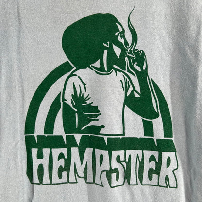 【中古品】【メンズ】 HYSTERIC GLAMOUR ヒステリックグラマー THE G.S.R Tシャツ HEMPSTER 半袖Tシャツ 140-260702-ny-09-fuzh サイズ：L カラー：ブルー 万代Net店