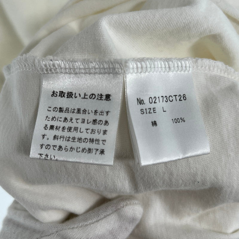 【中古品】【メンズ】 HYSTERIC GLAMOUR ヒステリックグラマー PANDA MANIA パンダマニア 半袖Tシャツ 140-260702-ny-15-fuzh サイズ：L カラー：ホワイト 万代Net店