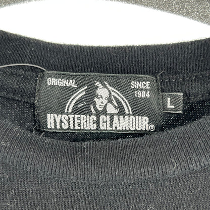 【中古品】【メンズ】 HYSTERIC GLAMOUR ヒステリックグラマー PANDA MANIA T-SHIRT パンダマニア半袖Tシャツ 140-260702-ny-10-fuzh サイズ：L カラー：ブラック 万代Net店