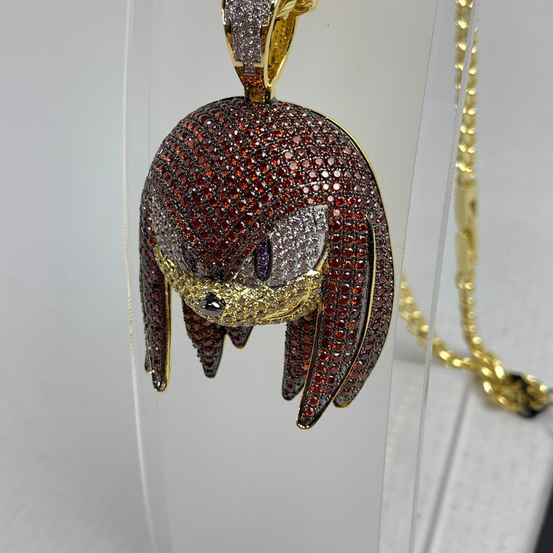 【中古品】【メンズ】 KING ICE × SONIC THE HEDGEHOG NECKLACE キングアイス × ソニック・ザ・ヘッジホッグ 箱付属 ネックレス ペンダント アクセサリー 192-260714-ky-16-fuzh 万代Net店