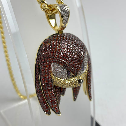 【中古品】【メンズ】 KING ICE × SONIC THE HEDGEHOG NECKLACE キングアイス × ソニック・ザ・ヘッジホッグ 箱付属 ネックレス ペンダント アクセサリー 192-260714-ky-16-fuzh 万代Net店