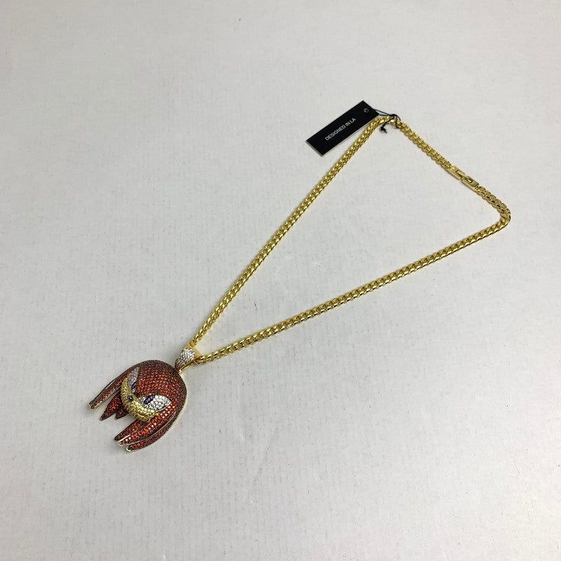 【中古品】【メンズ】 KING ICE × SONIC THE HEDGEHOG NECKLACE キングアイス × ソニック・ザ・ヘッジホッグ 箱付属 ネックレス ペンダント アクセサリー 192-260714-ky-16-fuzh 万代Net店