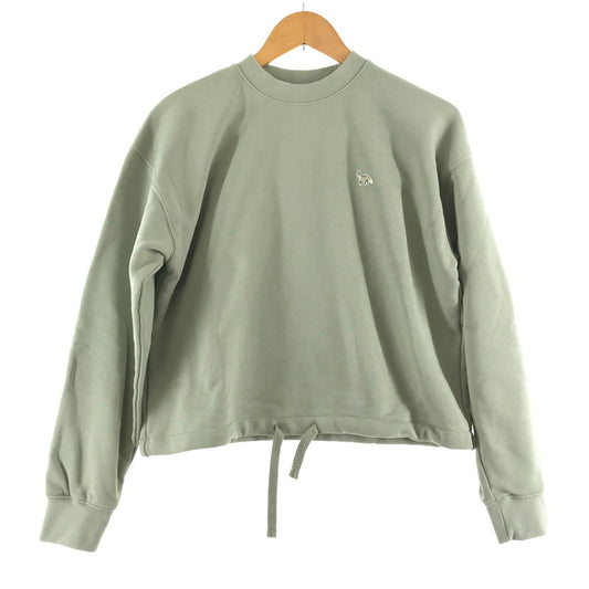 【中古品】【レディース】 MAISON KITSUNE メゾン キツネ ベイビーフォックスパッチスウェット トップス GREEN SIZE:XS 170-260701-io-08-fuzh 万代Net店