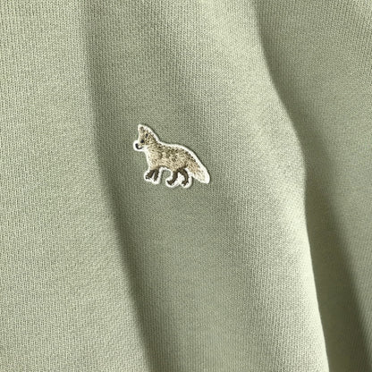 【中古品】【レディース】 MAISON KITSUNE メゾン キツネ ベイビーフォックスパッチスウェット トップス GREEN SIZE:XS 170-260701-io-08-fuzh 万代Net店