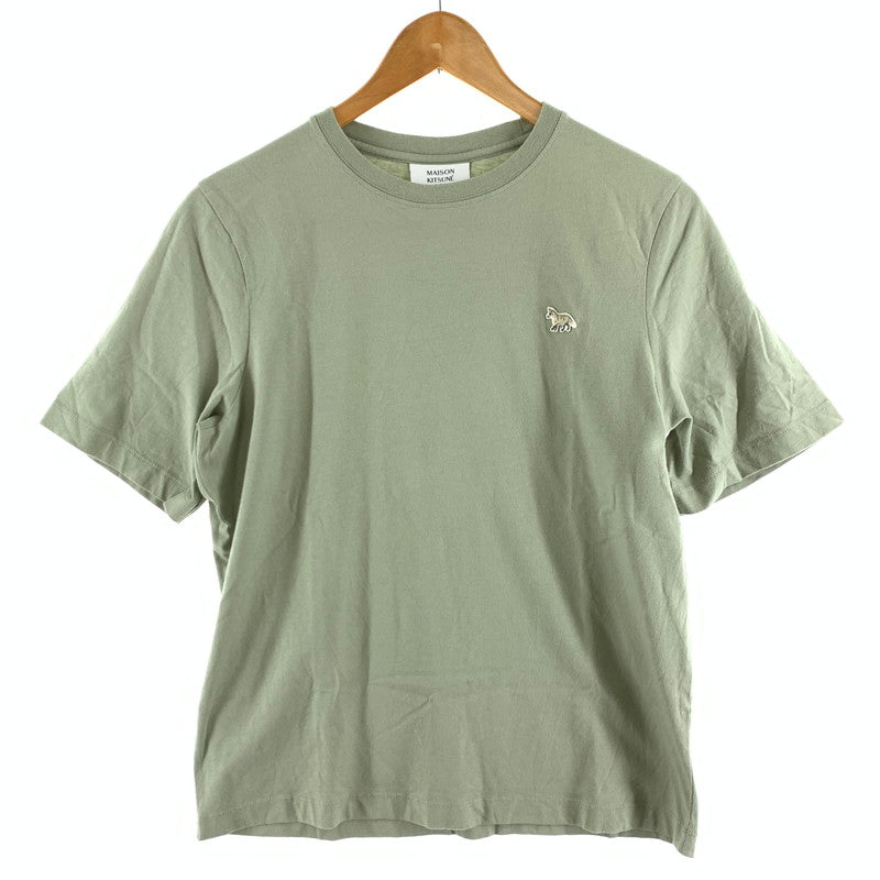 【中古品】【メンズ】 MAISON KITSUNE メゾンキツネ ベイビーフォックスパッチ半袖Tシャツ カラーGREEN SIZE:XXS 170-260630-ky-81-fuzh 万代Net店