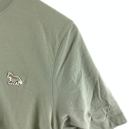 【中古品】【メンズ】 MAISON KITSUNE メゾンキツネ ベイビーフォックスパッチ半袖Tシャツ カラーGREEN SIZE:XXS 170-260630-ky-81-fuzh 万代Net店