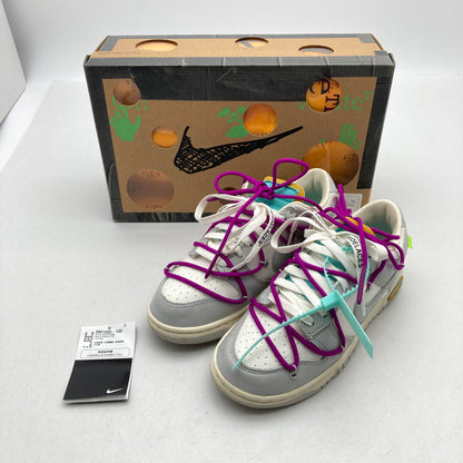 【中古品】【レディース】 NIKE×OFF-WHITE ナイキ ×オフホワイト DM1602-100 DUNK LOW 1 OF 50 "21" SIZE:24.5㎝ スニーカー 靴 160-260629-ky-17-fuzh 万代Net店