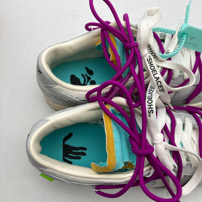 【中古品】【レディース】 NIKE×OFF-WHITE ナイキ ×オフホワイト DM1602-100 DUNK LOW 1 OF 50 "21" SIZE:24.5㎝ スニーカー 靴 160-260629-ky-17-fuzh 万代Net店