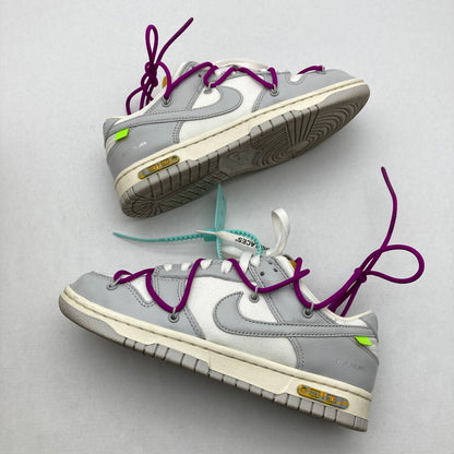 【中古品】【レディース】 NIKE×OFF-WHITE ナイキ ×オフホワイト DM1602-100 DUNK LOW 1 OF 50 "21" SIZE:24.5㎝ スニーカー 靴 160-260629-ky-17-fuzh 万代Net店