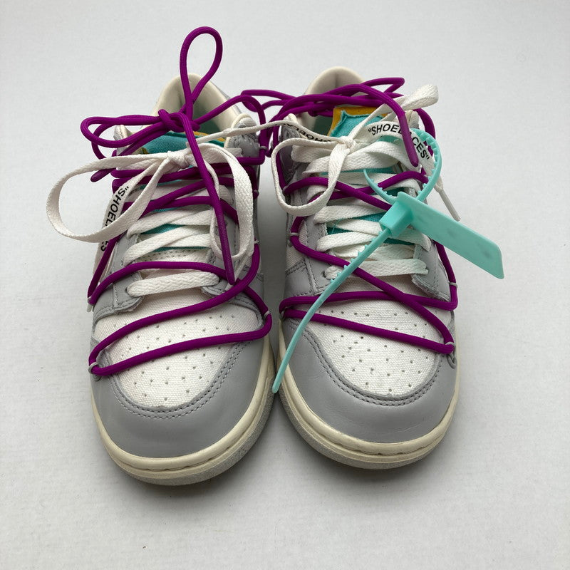 【中古品】【レディース】 NIKE×OFF-WHITE ナイキ ×オフホワイト DM1602-100 DUNK LOW 1 OF 50 "21" SIZE:24.5㎝ スニーカー 靴 160-260629-ky-17-fuzh 万代Net店