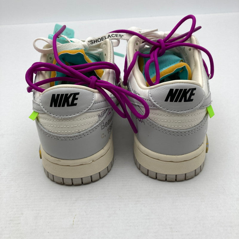 【中古品】【レディース】 NIKE×OFF-WHITE ナイキ ×オフホワイト DM1602-100 DUNK LOW 1 OF 50 "21" SIZE:24.5㎝ スニーカー 靴 160-260629-ky-17-fuzh 万代Net店