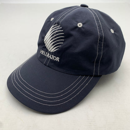 【中古品】【メンズ】 HELLRAZOR CAP ヘルレイザー キャップ NAVY 帽子 タグ付き ※汚れ・使用感あり 185-260811-io-45-fuzh カラー：ネイビー 万代Net店