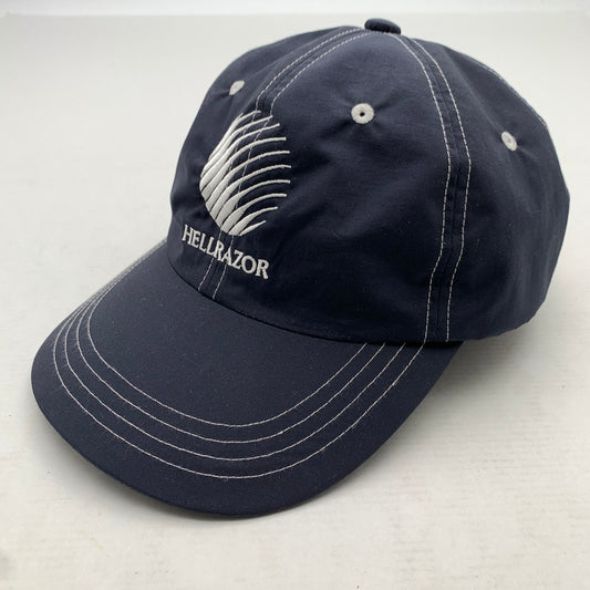 【中古品】【メンズ】 HELLRAZOR CAP ヘルレイザー キャップ NAVY 帽子 タグ付き ※汚れ・使用感あり 185-260811-io-45-fuzh カラー：ネイビー 万代Net店
