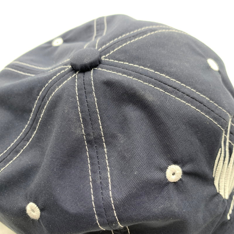 【中古品】【メンズ】 HELLRAZOR CAP ヘルレイザー キャップ NAVY 帽子 タグ付き ※汚れ・使用感あり 185-260811-io-45-fuzh カラー：ネイビー 万代Net店
