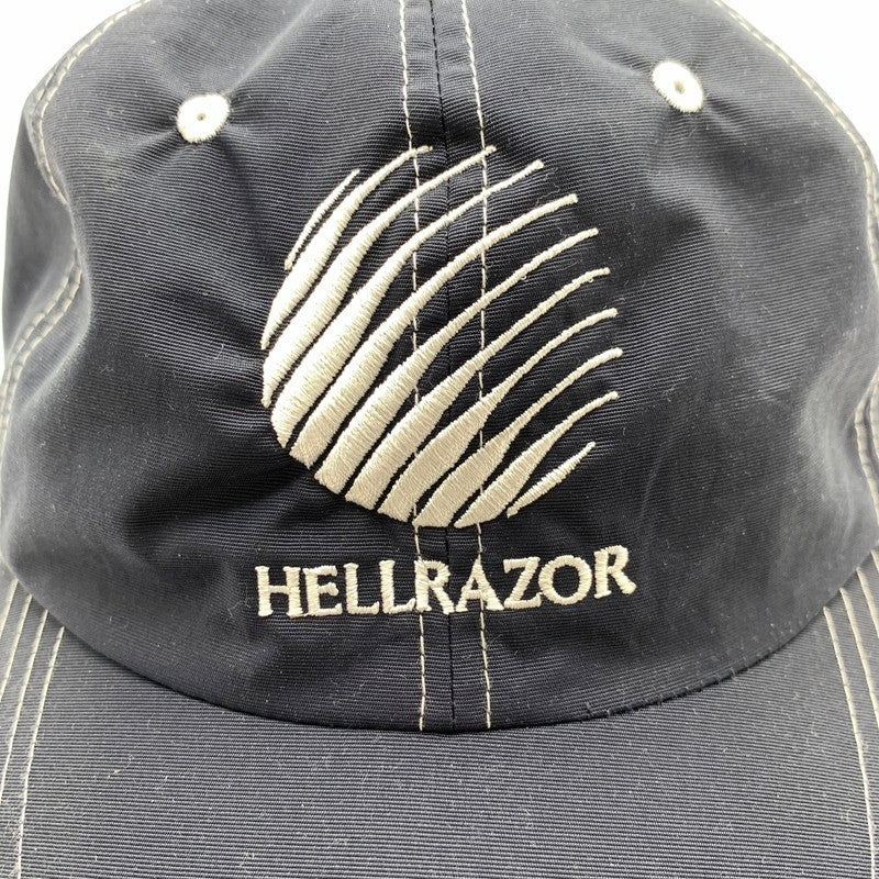 【中古品】【メンズ】 HELLRAZOR CAP ヘルレイザー キャップ NAVY 帽子 タグ付き ※汚れ・使用感あり 185-260811-io-45-fuzh カラー：ネイビー 万代Net店