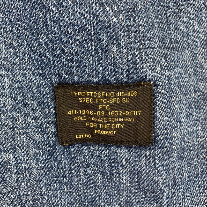 【中古品】【メンズ】 FTC DENIM PAINTER SHORT デニム ショートパンツ ジーンズ ジーパン INDIGO SIZE:M 153-260803-io-02-fuzh カラー：インディゴ 万代Net店