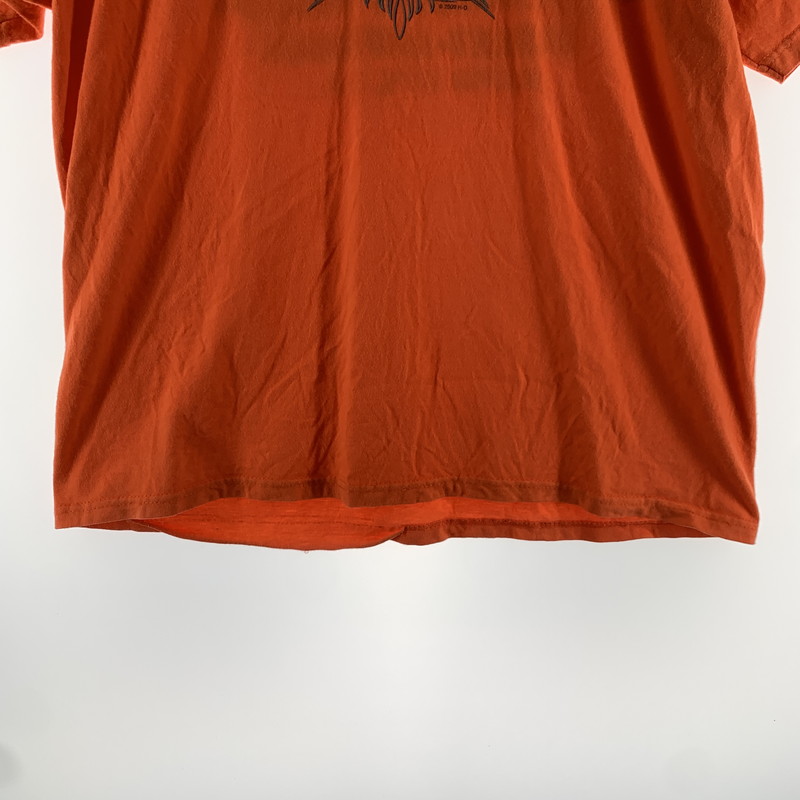 【中古品】【メンズ】 HARLEY－DAVIDSON ハーレーダビッドソン 半袖Tシャツ 145-260723-ny-18-fuzh サイズ：XL カラー：オレンジ 万代Net店