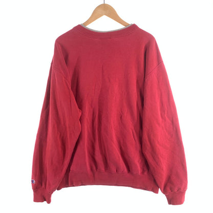 【中古品】【メンズ】 CHAMPION チャンピオン スウェット トップス ブランド 古着 145-260725-gm-22-fuzh サイズ：XL カラー：レッド 万代Net店