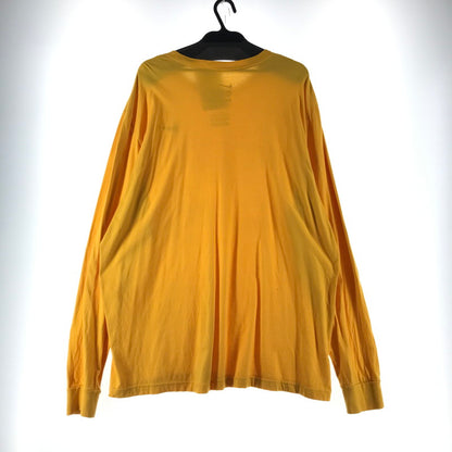 【中古品】【メンズ】 NIKE ナイキ 長袖Tシャツ カラーYELLOW 黄色 SIZE:XXL ワンポイントロゴ　 148-260804-ky-09-fuzh 万代Net店