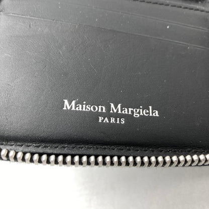 【中古品】【メンズ】 MAISON MARGIELA メゾン マルジェラ S55UI0292 ZIP AROUND BI-FOLD WALLET BLACK 箱付属 財布 200-260629-ky-14-fuzh 万代Net店