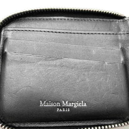 【中古品】【メンズ】 MAISON MARGIELA メゾン マルジェラ S55UI0292 ZIP AROUND BI-FOLD WALLET BLACK 箱付属 財布 200-260629-ky-14-fuzh 万代Net店