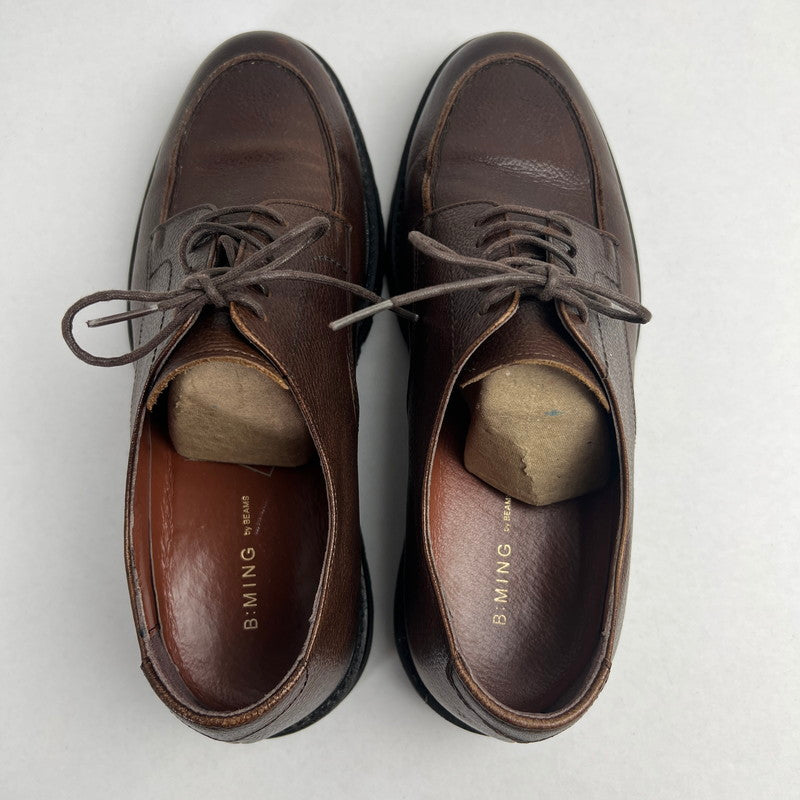 【中古品】【メンズ】 B:MING BY BEAMS ビジネスシューズ ダークブラウン サイズ:7(25.0㎝) 靴 日本製 ビジネス シューズ ※使用感あり 164-260804-io-12-fuzh 万代Net店