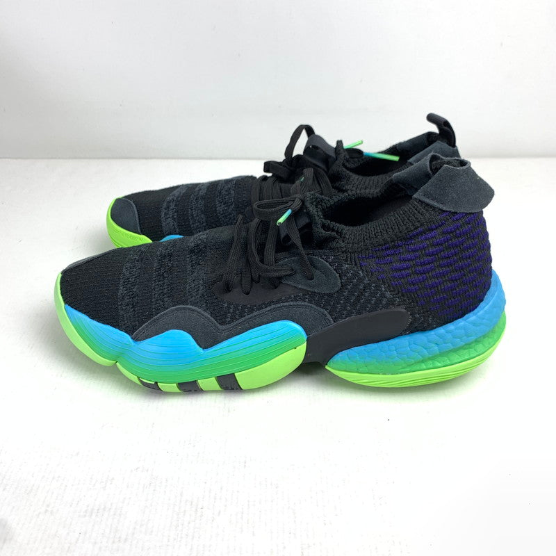 【中古品】【メンズ】 ADIDAS H06473 TRAE YOUNG 2 BLACK.GREEN SIZE:29.5cm タグ、箱有 スニーカー 靴 161-260702-ky-02-fuzh 万代Net店