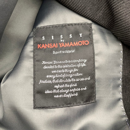 【中古品】【メンズ】 SISSY BY KANSAI YAMAMOTO シシー バイ カンサイヤマモト ジャケット BLACK.コーデュロイ SIZE:～175 ※汚れあり 140-260705-io-24-fuzh 万代Net店