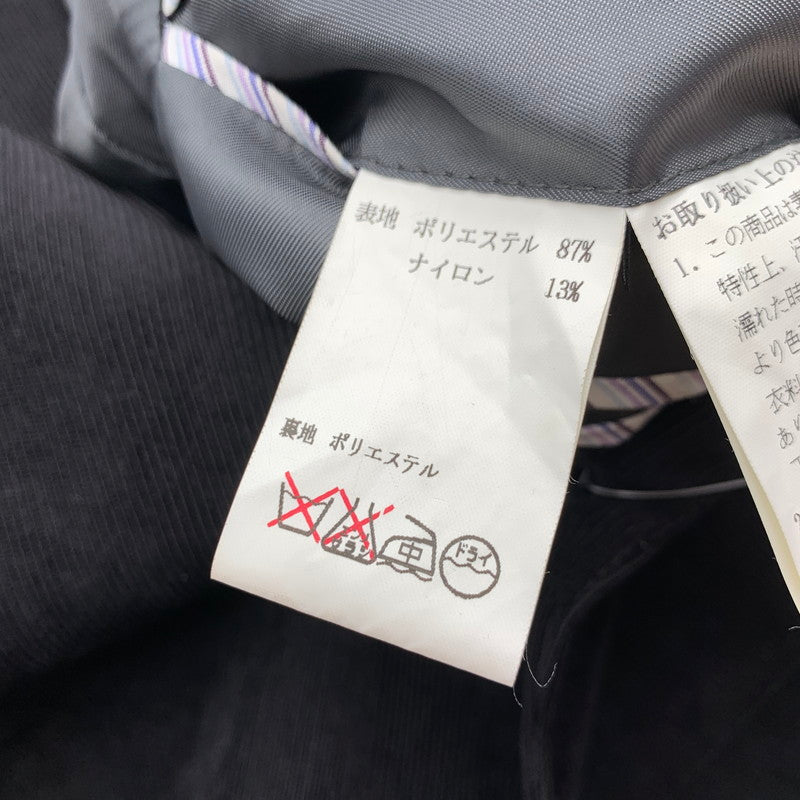 【中古品】【メンズ】 SISSY BY KANSAI YAMAMOTO シシー バイ カンサイヤマモト ジャケット BLACK.コーデュロイ SIZE:～175 ※汚れあり 140-260705-io-24-fuzh 万代Net店