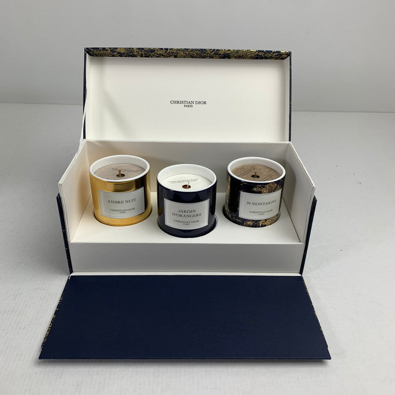 【中古品】 CHRISTIAN DIOR クリスチャン ディオール キャンドルコレクション 2022AW 3個 セット 207-260702-mh-03-fuzh 万代Net店